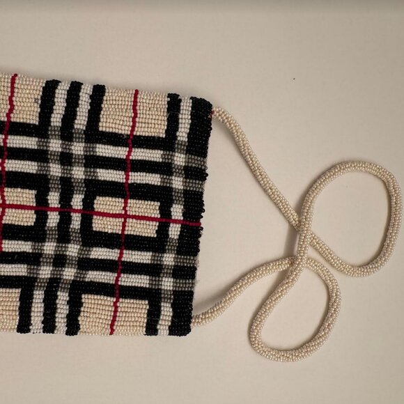 Burberry beaded absolutely stunning evening bag with beaded strap - Picture 8 of 8